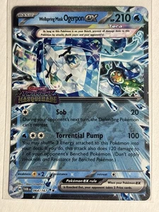 Wellspring Mask Ogerpon ex 064/167 (Twilight Masquerade Stamp) Pokemon Card NM - Picture 1 of 2