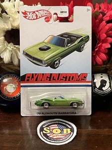 Hot Wheels Flying Customs 1970 Plymouth Barracuda Convertible Sealed NM Cond - Picture 1 of 7