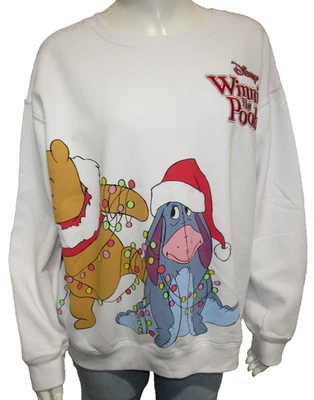 DISNEY WINNIE THE POOH LONG SLEEVE SWEATSHIRT WOMENS SIZE L - Image 1 of 4
