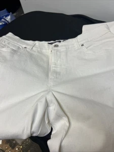 Gloria Vanderbilt Amanda White Jeans Women’s Size 10 High Rise Straight Leg - Picture 1 of 4
