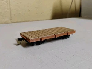 On30 Scale 14 foot BULKHEAD FLAT CAR With Trucks And Couplers. 3D Printed. - Picture 1 of 4