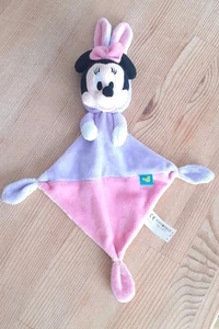 Posh Paws Minnie Mouse Rabbit Disney Pink Purple Plush Comforter Blankie  - Picture 1 of 7