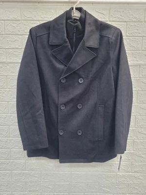 New Kenneth Cole Double Brested Bib Peacoat Size Large US - Image 1 of 4
