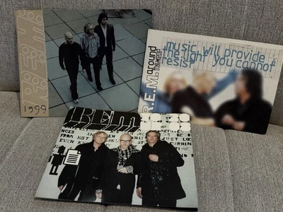 (3) R.E.M Official Programs: World Your 1999, Around the World 2004, Tour 2008 - Image 1 of 4