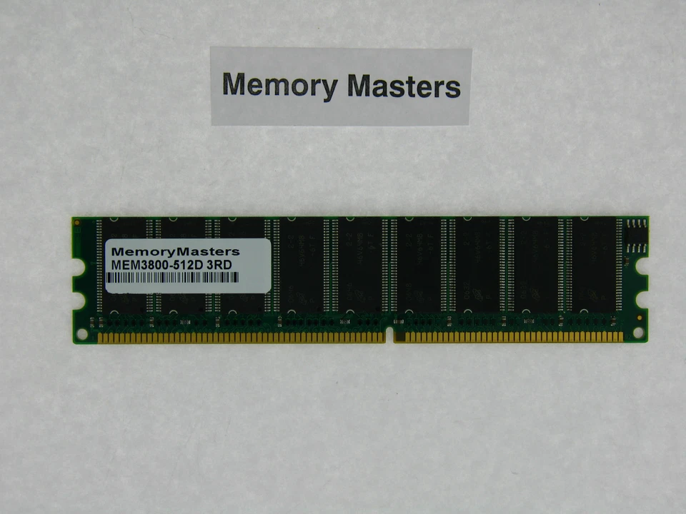 Tested MEM3800-512D 512MB ECC DRAM MEMORY FOR CISCO 3800 3825 3845 Routers - Image 1 of 1