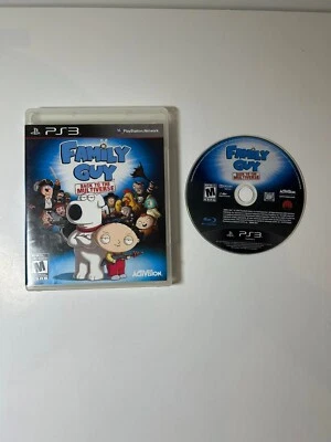 Family Guy: Back to the Multiverse (Sony PlayStation 3, 2012) - NO MANUAL - Image 1 of 2
