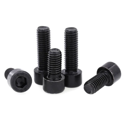 M3 M4 M5 M6 M8 M10 M12 Black 8.8 Steel Allen Hex Socket Bolts Cap Head Screws - Image 1 of 4