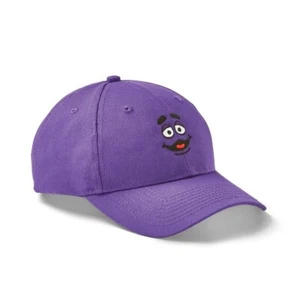 McDonalds Limited Edition Grimace Face Purple Ball Cap Hat - New - Picture 1 of 3