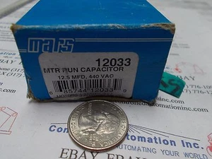 MARS MTR Run Capacitor 12033 12.5 MFD 440 VAC - Picture 1 of 2