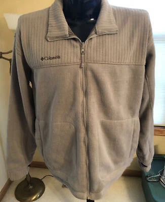 Columbia Interchange Hombre Tostado Suéter Chaqueta Cremallera Talla XL Foto 1 de 4
