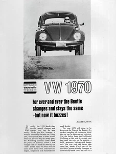 1970 Volkswagen Bug - Original Rare Road Test Article - Picture 1 of 1