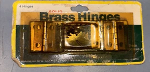 NOS Brainerd Solid Brass Hinge Lot of 4 - Picture 1 of 3