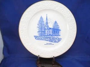 COLLECTOR PLATE - PILGRIM CHURCH SOUTHBOROUGH MA - BY WORLD WIDE ART STUDIO - Picture 1 of 7