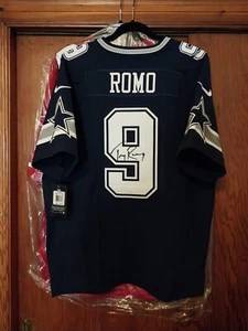 Tony Romo Autographed Dallas Cowboys Nike Elite Jersey, JSA Holo NOTE: Below - Picture 1 of 8