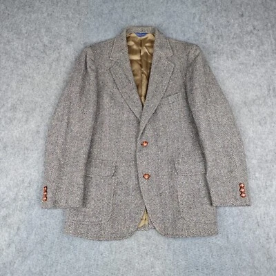 Vintage Pendleton Jacket Mens 40 Brown Wool Tweed Blazer Sport Coat Two Button - Image 1 of 4