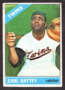 1966 Topps #240 Earl Battey Minnesota Twins - Good - Picture 1 of 2