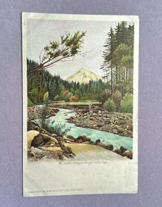 Postal, Mt. Hood, Oregon, 11225 pies, vista panorámica, principios de 1900 B.B Rich - Imagen 1 de 3