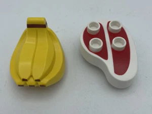 Lego Duplo STEAK & BANANAS Zoo Set Accessory Animal Food Replacement Piece Lot - Picture 1 of 5