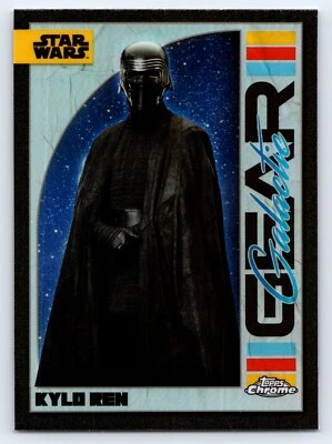 2024 Topps Chrome Star Wars #GG-24 Kylo Ren Galactic Gear Refractor - Image 1 of 2