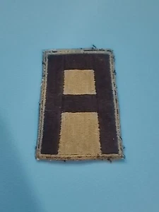 Patch 1° Armata-Bordo Tagliato-Uniforme Verde Back-Off-D-Day-Invasione----Originale WW-II* - Foto 1 di 3