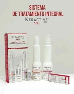 KERACTIVE 911 Integral Hair Treatment Set/Sistema De Tratamiento Integral - Picture 1 of 4