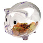 Cute Piggy Bank Money Box Saving Coins Cents Fun Gift Plastic Pig Kids Toys HQ