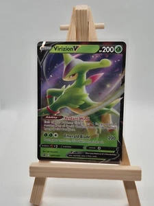 Virizion V SWSH295 Rare Pokémon TCG | Black Star Promo Pokemon - Foto 1 di 2