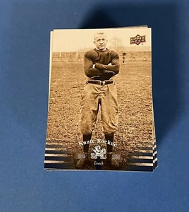 2013 Upper Deck NOTRE DAME Football Complete Base Set (1-100) - Picture 1 of 2