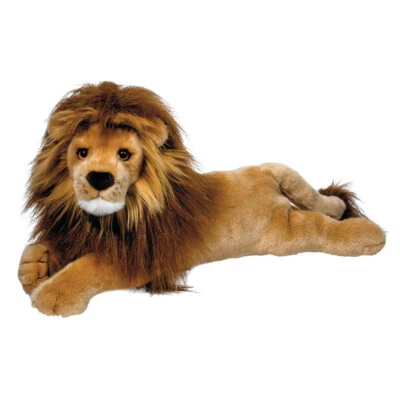 DOUGLAS CUDDLE TOYS Plüsch Löwe "Zeus" Kuscheltier Plüschtier Stofftier liegend 56 cm lang 24cm hoch