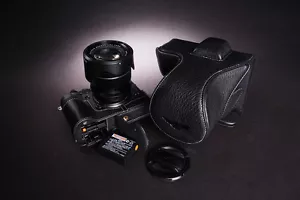 Funda Bolso Completo de Cuero Real Genuino para Cámara para FUJIFILM XT3 XT2 X-T3 X-T2 B - Imagen 1 de 10