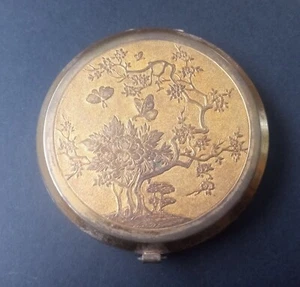 Vintage Floral Mid Century Compact - Picture 1 of 4