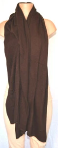 Dream Sackcks Silk/Cashmere Brown Large Knitted Rectangular Shaw/Wrap With Bag - Picture 1 of 9