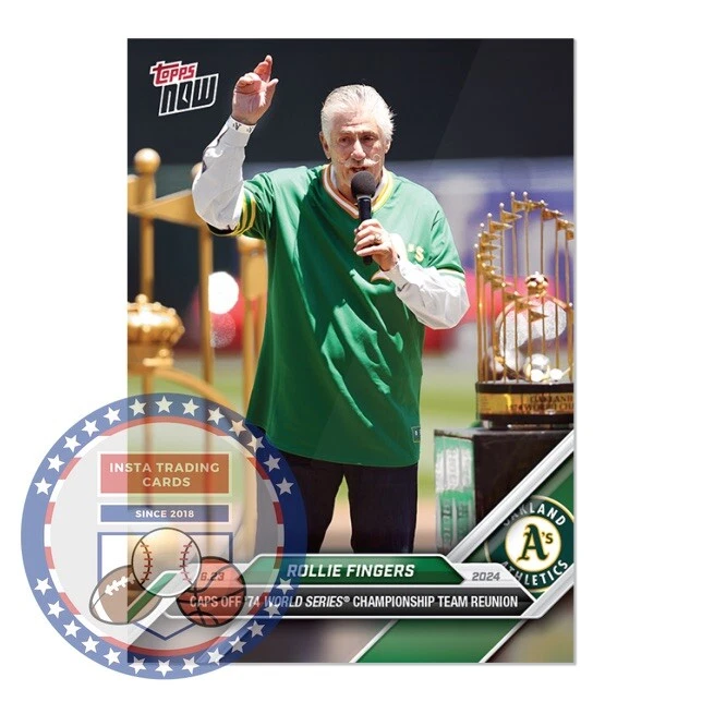 *ПРЕДПРОДАЖА* карта Rollie Fingers — 2024 MLB TOPPS NOW® 336 - Изображение 1 из 1
