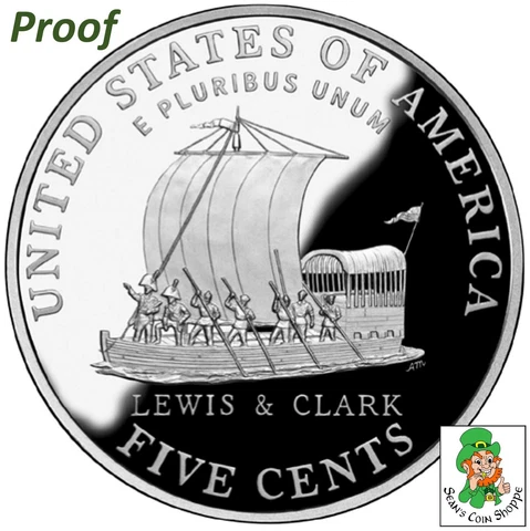 2004 S Jefferson Keel Boat Nickel 5C Gem Deep Cameo Proof Nickle Ships Free! Cover