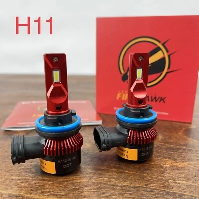 Firehawk LED Headlight Bulbs V49 H11 15000LM 400% Brighter 1:1 Halogen Lamp