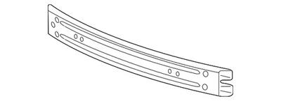 Genuine GM Front Bumper Impact Bar 42613833 Foto 1 de 3