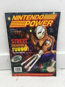 Nintendo Power Volumen 51 Agosto 1993, Street Fighter II Turbo con Insertos de Póster - Imagen 1 de 2