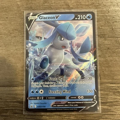 Glaceon V SWSH196 SWSH: Sword & Shield Promo Cards Holo - Image 1 of 2