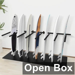 Neorexon Surfboard Wandhalterung Rack 8 Arme, Surfboard Rack mit Gummimatte - Bild 1 von 4