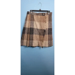 Vintage Damen Pamela B. Chromatischer Fransenrock gefüttert Vintage Größe 10 75 % Wolle - Bild 1 von 7