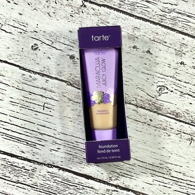 Base Tarte Maracujá Juicy Glow Tint 28N LUZ MEDIA NEUTRA 10mL VIAJE Foto 1 de 4