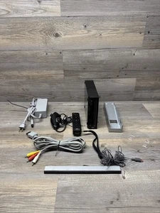 Nintendo Wii RVL-101 Black Home Video Gaming Console With Controller Tested - Picture 1 of 7