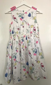 Monsoon Sleeveless Floral Linen / Cotton Dress Age 11 BNWOT - Picture 1 of 13