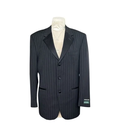 NUEVO CON ETIQUETAS Lauren Ralph Lauren 42R Hombre Negro Esmoquin Traje Chaqueta Foto 1 de 4