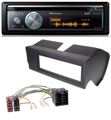 Pioneer MP3 DAB USB CD Bluetooth Autoradio für Fiat Panda (bis 2002) - schwarz - Bild 1 von 4
