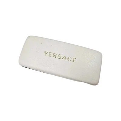 Versace Sunglasses Case Authentic Designer Eyewear Protector White - Image 1 of 4