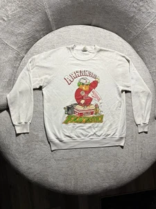 Vintage 1983 Cotton Sweatshirt Pullover Mens Size Large Arkansas Razorbacks - Picture 1 of 13