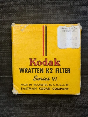 Kodak Wratten K2 Filter Series VI Vintage Camera Filter Instruments Equipment  - Image 1 of 3