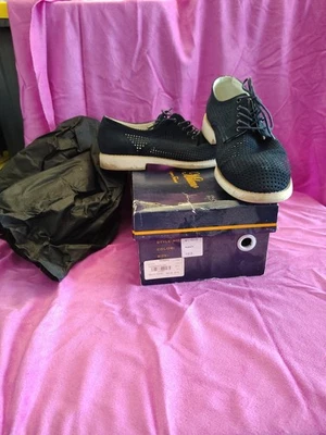 Zapatos mocasines de vestir cómodos con cordones tejidos azules LA MILANO para hombre A11010 Foto 1 de 4