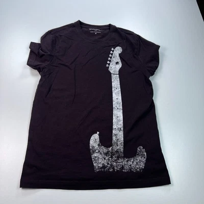 Camisa Banana Republic Para Hombres Mediana Púrpura Algodón Cuello Redondo Guitarra Informal Foto 1 de 4